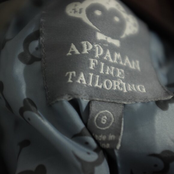 COPY - Appaman fine tailoring grey suit jacket size 6 - Picture 4 of 9